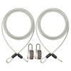 LIANCHEN Pack of 2 4 mm Cable Lock Anti-Theft Combination