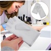 Healvian Pairs Uv Lamp Hand Covers Manicure Gloves Breathable Fingerless