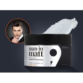 엘라스틴 맨인매트 무광택 하드 헤어왁스, 80g, 2개 Elastine Man in Matte Non-Shiny Hard Hair Wax, 80g, Pack of 2