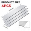 YIEMI 6061 Aluminum Bar，3/16"Thickness x 2"Width x 12"Length Rectangle Aluminum