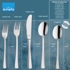 Amefa 45-Piece Silverware Flatware Cutlery Set Service for 8, Durable