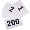 Azarxis Running Bib Competitor Numbers with Safety Pins, Tyvek Tearproof