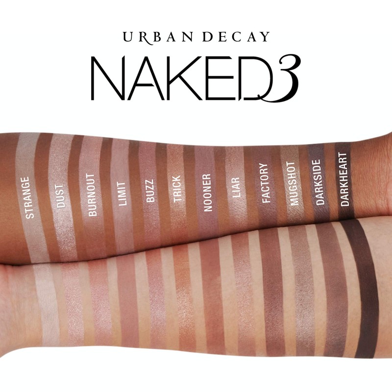 URBAN DECAY Naked3 Eyeshadow Palette, 12 Versatile Rosy Neutral Shades