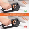 PAUDIN Knife Sharpener, Kitchen Knife Sharpener, 5 Stage Knife Sharpeners