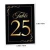 STOBAZA 3sets Wear Resistant Table Numbers Cards for Weddings Banquets