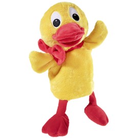 Heunec & KG and His Friends Hand Puppet Grs / PET Plush, Yellow/Red