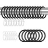 tonyg-p Pack of 22 Metal Curtain Rings Curtain Hanging Rings
