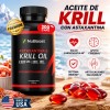 Krill Oil Astaxantina 2400 Mg 200 Cápsulas 100 Porciones