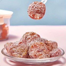 Seedless Dried Plum, Preserved Fruit Dried Plum, 7oz Salty Sour Plum Seedless Plum Meat, Snacks for Pregnant Women 无核梅饼盐津味Shipping from California, U.S.