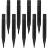 Wensmy 10PCS Solar Torch Lights Stakes Plastic Ground Spikes Solar