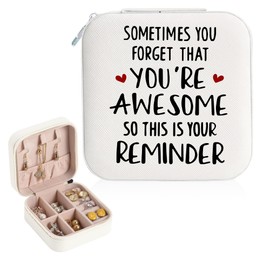 HJKGYHBJ Birthday Gifts for Women Jewelry Box, You're Awesome Gift for Women Unique, Best Friends Gifts for Women Her Sister Coworker Christmas Gifts
