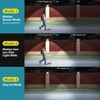 Kolpop Solar Lights Outdoor with Lenses, Remote Solar Security Lights