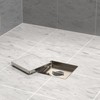 Hydroware Shower Drain - Stainless Steel Square Shape Shower Floor