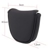 Golf Head Cover Mallet Square Magnetic PU Leather Putter Cover