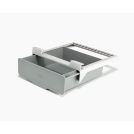 Joseph Joseph CupboardStore Under-Shelf Storage Drawer – Space-Saving Kitchen Organizer, Made from Recycled Plastic