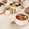 Stainless Steel Lunch Container Round Shape Lightweight Insulation Compact Lunch