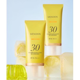 Menokin 30-Second Glow and Clear Gel Sunscreen Bright 50ml