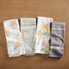 Martha Stewart Amber Floral Kitchen Towel Set 4-Pack, Yellow/Coral, 16"x28"