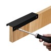 JNRFTY 10Pcs Mount Finger Edge Pull,Hidden Drawer Pulls,Aluminum Hidden Handle