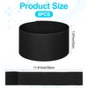 6PCS Black Arm Bands Mourning, Nylon Football Arm Bands, Adjustable