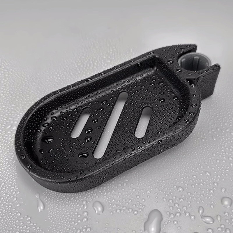 Clip-on Shower Rail Soap Holder, Compatible with 22mm Shower Pole,