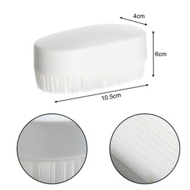 BORFUE 2pcs Sensory Brush Therapy Brush Stimulating and Calming Tools Bath Brush Sensory Processing Soft Bristles Tool for Baby