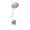 Mixed Green Leaf Tea Infusers with Leaf Charms Assorted -