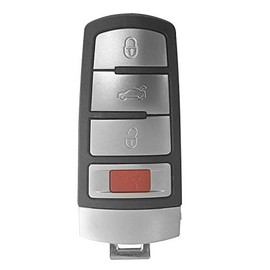 Car Key Fob For VW Passat CC 2006-2014 Smart Remote 4 Button 315MHz FCCID: NBG009066T ;by AUTO KEY MAX (SINGLE)