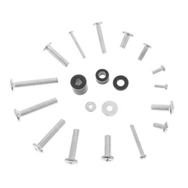 CAXUSD 1set Tv Mounting Screw Kit Washers and Heightening Pads for Easy Installation Compatible Various Tv Models Versatile Screws for Other Applications