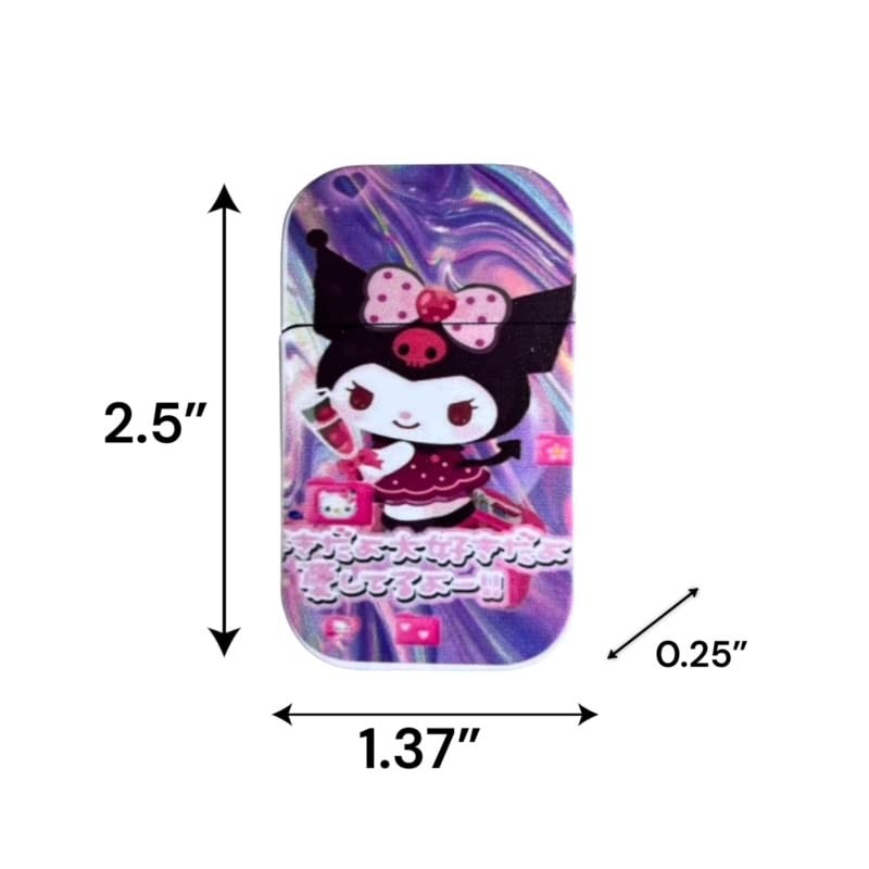 NIVEK Kulomi Lighter Kitty KT Torch Lighter Pink Flame Pocket