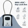 Iron Lock® - Key Lock Box Portable and Wall Mounted