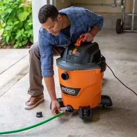 Wet/Dry Shop Vacuums Hose to Drain Adapter Fits Most Wet/Dry Vacuums for RIDGID Easy Liquid Disposal