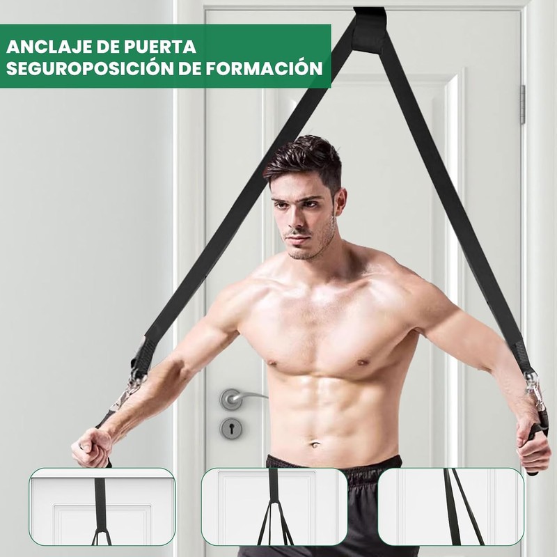 Bandas de Resistencia 11PCS, Ligas de Resistencia para Ejercicio de