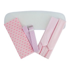 Yukata Accessories 着付ke Accessories (Pack Of 2 Mesh Drawer Front Strains String Waist Belt Aptly Fastening) Pink Small 和装 Accessories Women's