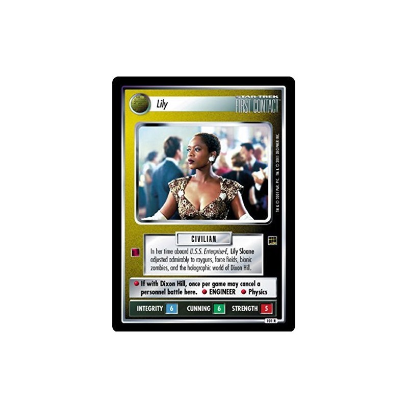 Decipher Star Trek CCG 1E HA Holodeck Adventures Lily 101R