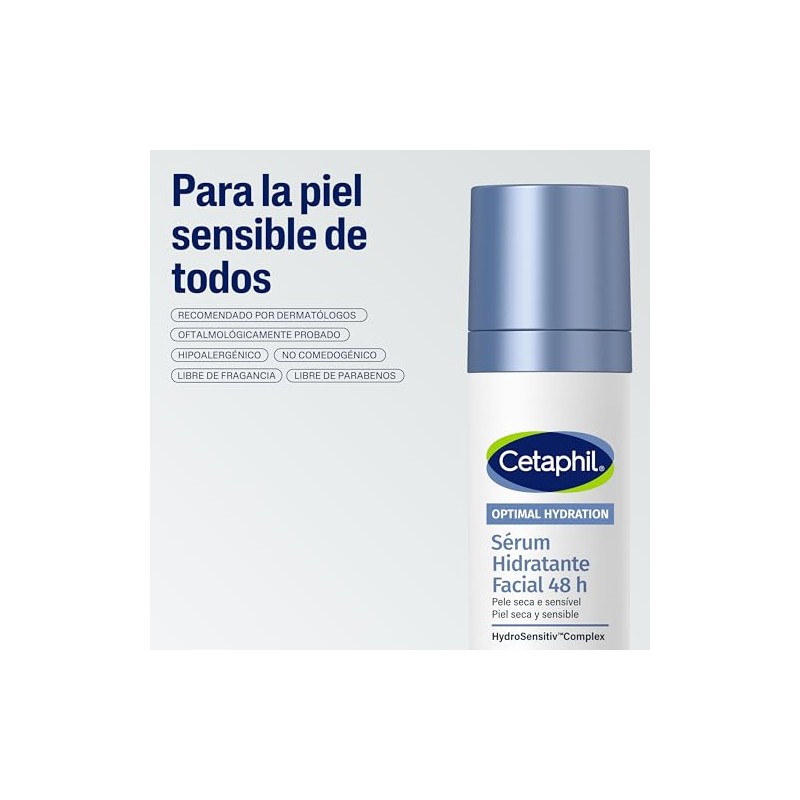 CETAPHIL® Optimal Hydration Sérum Facial con Ácido Hialurónico y Tecnología