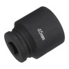sourcing map 6-Point Impact Socket 3/4" Drive 45mm Metric 40Cr