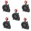 Comidox 5Pcs Black Brushless DC Cooling Blower Fan 5015S 5V
