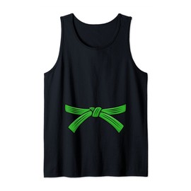 Judo belt green belt Judo 3th Kyu Obi, Jiu-Jitsu, Aikido Tank Top