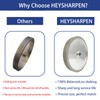 CBN Grinding Wheel 8 inch 320 Grit,1" Wide,5/8” Arbor,for Sharpening