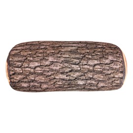 Kikkerland Log Head Rest – Micro Bead Neck & Leg Cushion – Novelty Home Decor