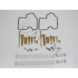 DP 0101-253 Front & Rear Carburetor Rebuild Repair Parts Kit Compatible with Kawasaki 02-03 Prairie 650 & 4x4, 05-13 Brute Force 650 4x4 KVF650