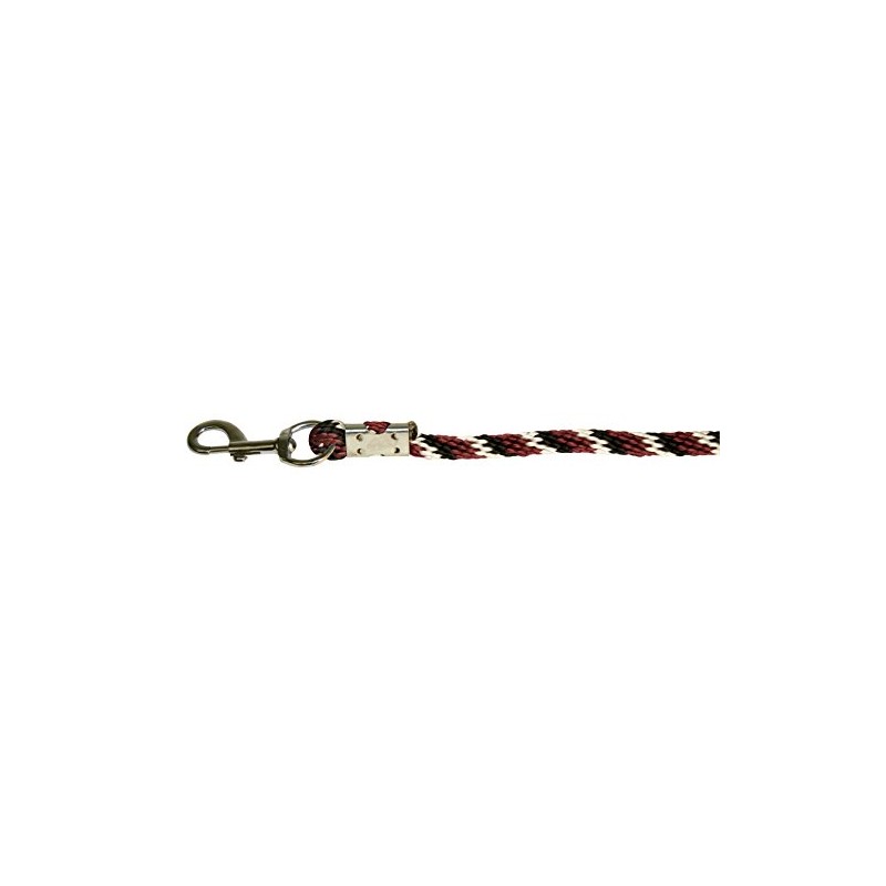 Kerbl Mustang Carabine Lead Rope - Red/Black/White