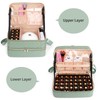 Ethereal Nail Polish Organizer Case Holds 50+ Bottles(15ml/0.5fl.oz) and Nail