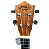 Lanikai, 4-String Ukulele, Black,Chrome (LU21-C)