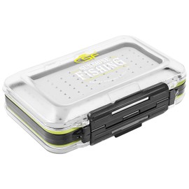 SF Fly Fishing Box Silicon Waterproof Sealed Double Sided Fly Box Large Storage Capacity