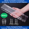 Cooker Knob Switch Cover, Five Adjustable Lengths, Transparent, Child Lock