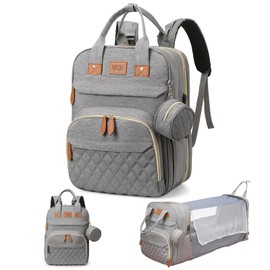 Macleria Baby Diaper Bag Backpack, Large Baby Diaper Bags for Boys Girls, Baby Bag with USB Charging Port, Multifunction Waterproof Travel Bag for Moms Dads