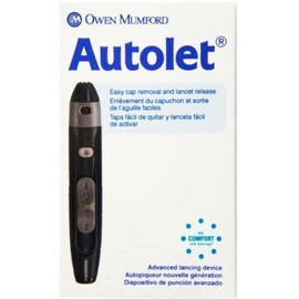 Owen Mumford Autolet Lancing Device Force Adjustment Comfort Zone 1ct Pack of 2