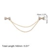 QUARKZMAN Bow Pullover Clips Retro Collar Clips for Cardigans with